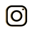 Instagram logo black and gold